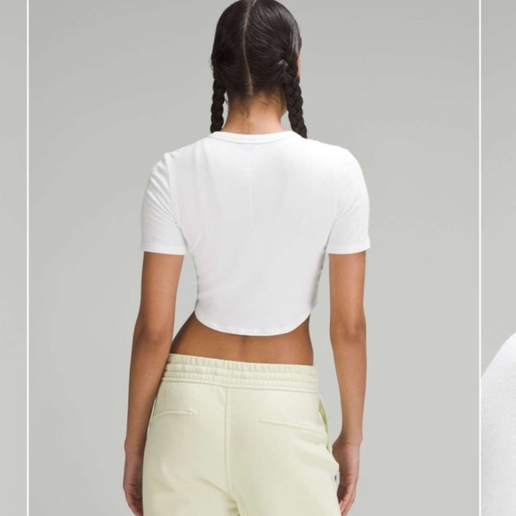 Hold Tight Cropped T-Shirt  White Cropped Women's Top - Picture 1 of 6